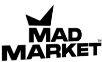 Il logo del broker Madmarket in prospettiva