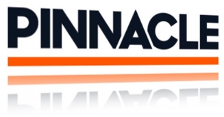 Il logo di Pinnacle Sport in prospettiva