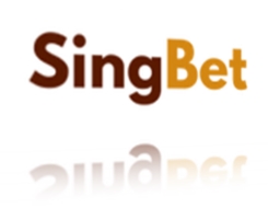 Il logo di Singbet in prospettiva